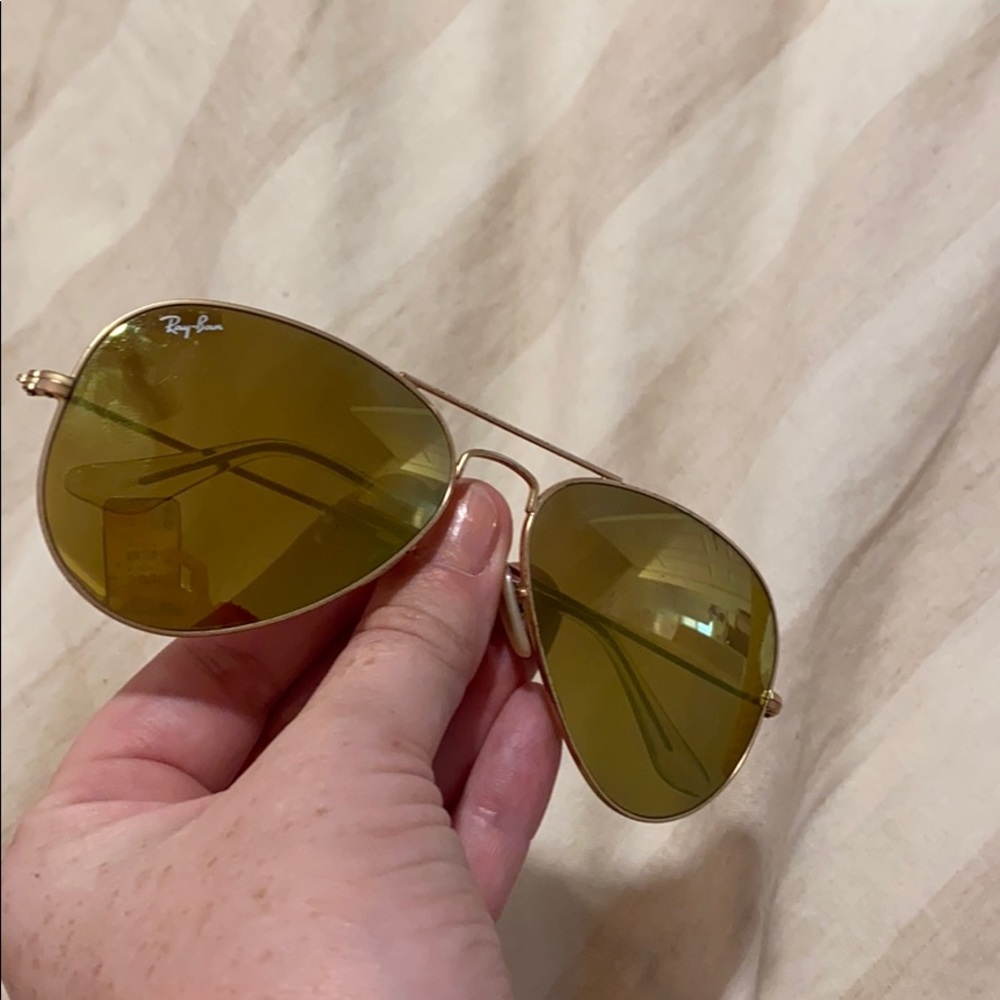 Gold Lens Ray-Ban Aviators